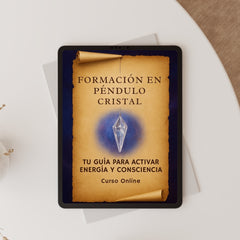Formación Péndulo Cristal +4 Regalos y Certificación